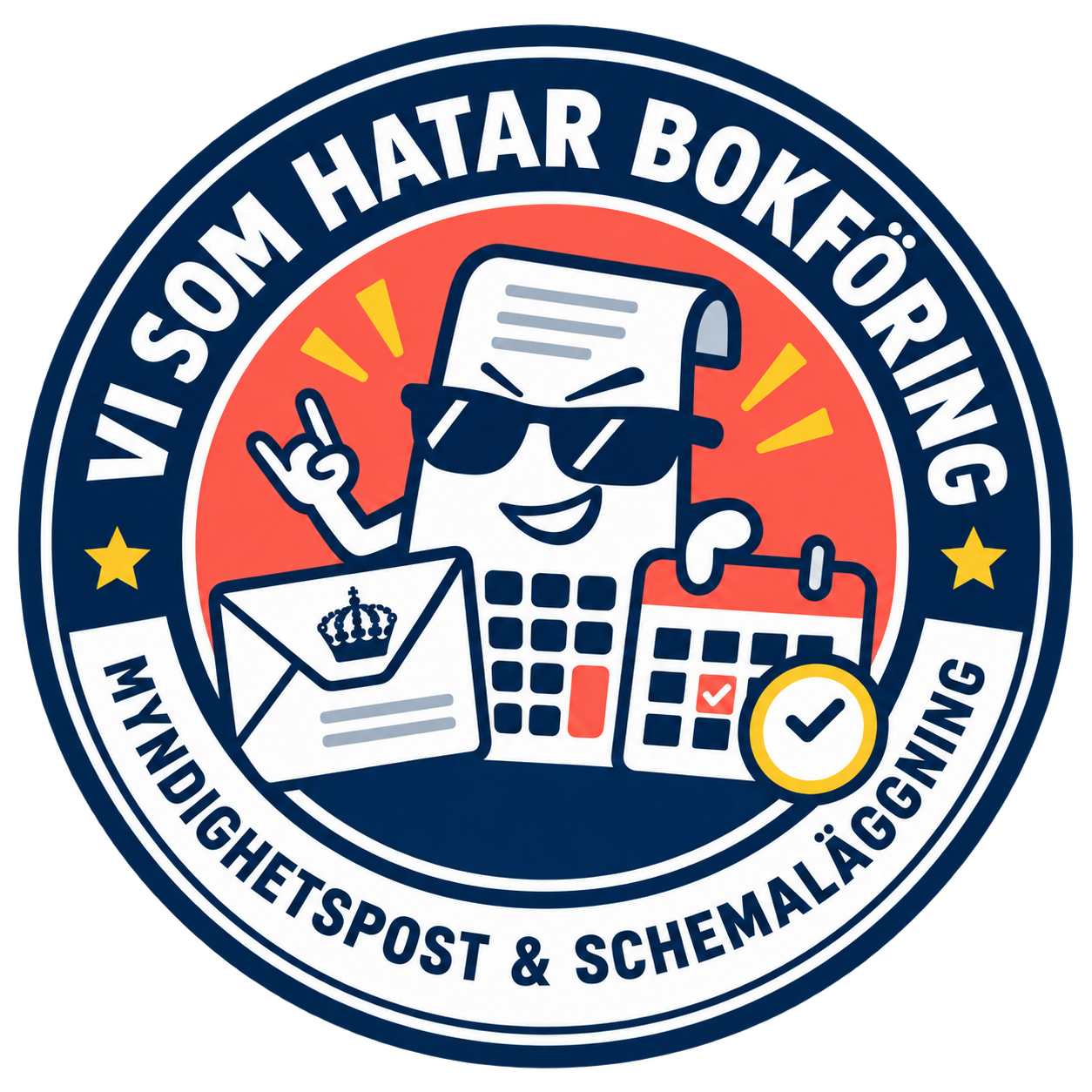 Vi som hatar bokföring logotyp